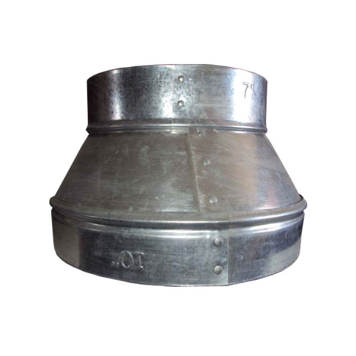 REDUCCION CONCENTRICA ACERO GALVANIZADO 10" A 7" SISTEMA DE VENTILACION MM400107 ACR