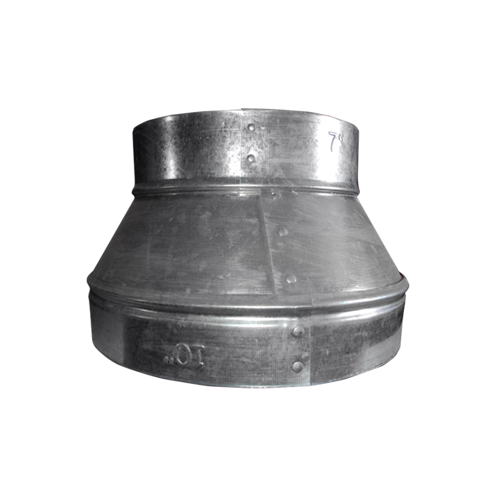 REDUCCION CONCENTRICA ACERO GALVANIZADO 10" A 9" SISTEMA DE VENTILACION MM400109 ACR
