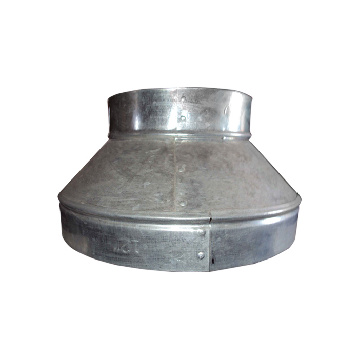 REDUCCION CONCENTRICA ACERO GALVANIZADO 12" A 7" SISTEMA DE VENTILACION MM400127 ACR