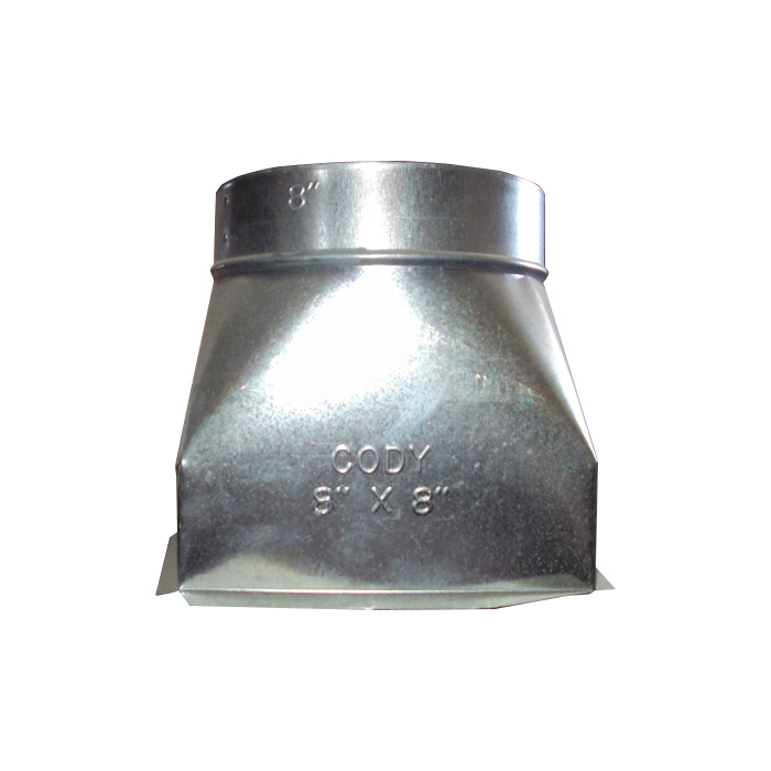 CAJA REGISTRO LAMINA GALVANIZADA 10" DUCTO CAHR10 ACR