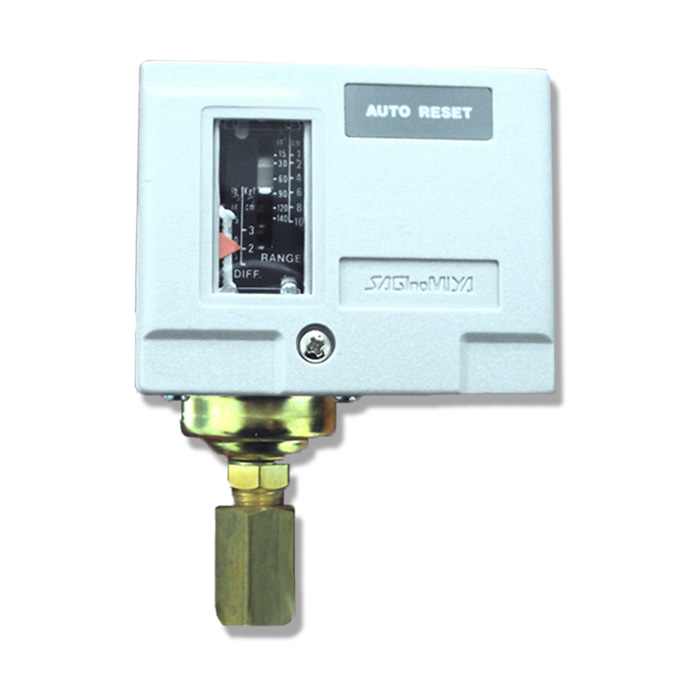 PRESOSTATO ALTA PRESION 15 A 140 PSI 120 V RESET AUTOMATICO 1/4"NPT COMPRESOR-CHILLER SNS-C110G1 RIMSA