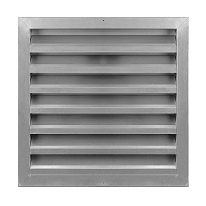 REJILLA LOUVER 72" X 66" ALUMINIO MARCO 4" ALETAS 45° DRENABLES Y AJUSTABLES SISTEMA VENTILACION HL445D72X66 SOLER Y PALAU