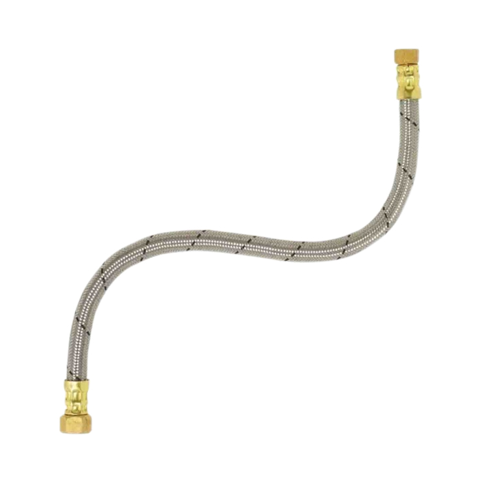 MANGUERA AGUA 0.60 MTS 3/4"FIP X 3/4"FIP ACERO INOXIDABLE FLUJO MAYOR BOILER AB-A60 COFLEX