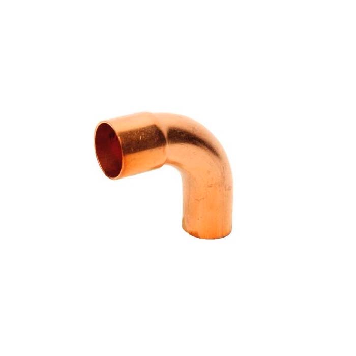 CODO CALLE 90° COBRE 7/8"S RADIO LARGO TUBERIA W02834 MUELLER