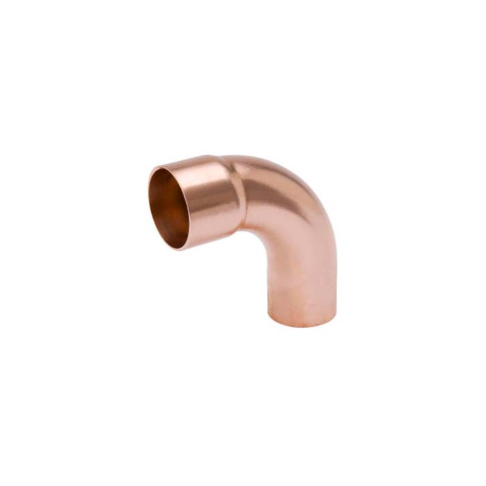 CODO CALLE 90° COBRE 2 1/8"S RADIO LARGO TUBERIA W02359 MUELLER