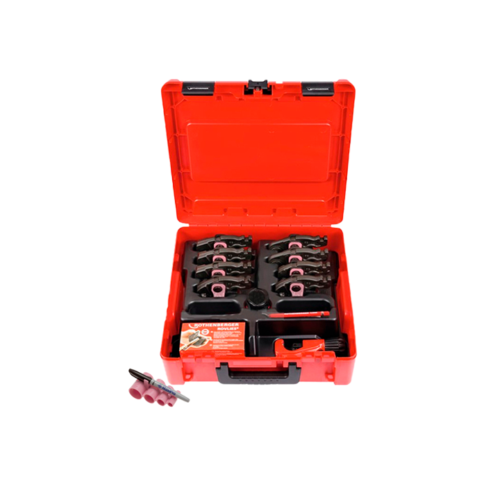 JUEGO DE MORDAZAS TUBERIA 1/4" A 1 1/8" SELLADORA ELECTROHIDRAULICA ROMAX JUEGO CON ESTUCHE 10000018 BOHN 