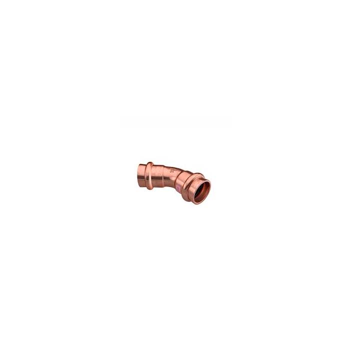 CODO 45° COBRE 1/2" CONEXIÓN RAPIDA TUBERIA MPA5041 0040001 MAXIPRO