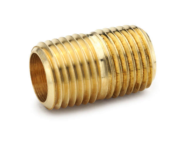 NIPLE CERRADO LATON 3/8"NPT X 3/8"NPT CORTO 215PN-6 PRODUCTORA ACOLMAN