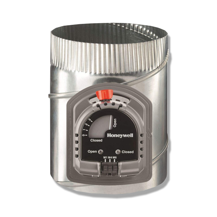 DAMPER ZONIFICACION 6" AUTOMATICO REDONDO DUCTO ARD6TZ/U HONEYWELL