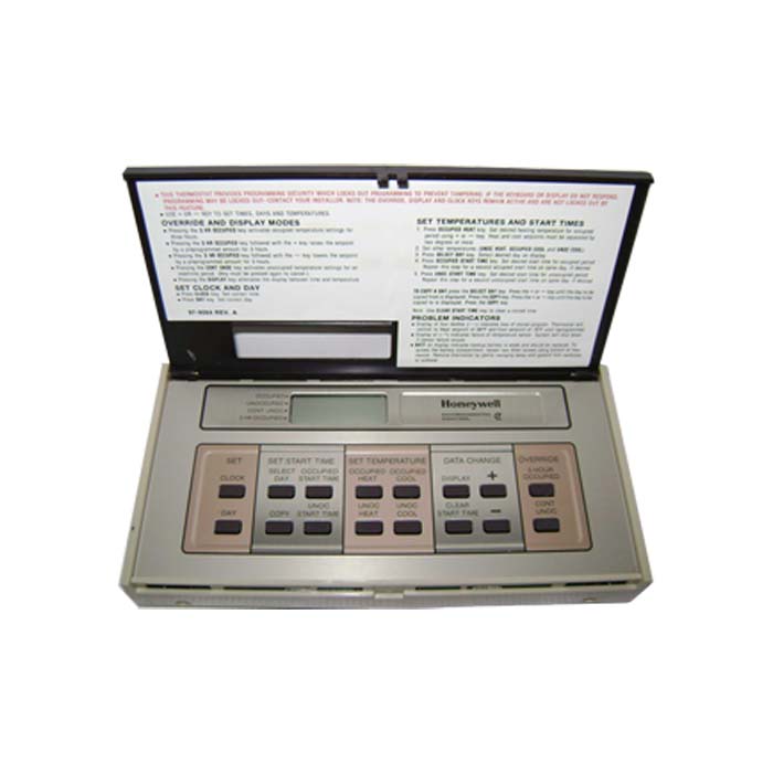 TERMOSTATO DIGITAL 24 V 1 ETAPA FRIO/CALOR PROGRAMABLE AIRE ACONDICIONADO T7300A1005 HONEYWELL