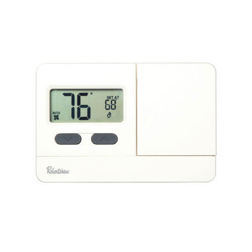 TERMOSTATO DIGITAL 24 V 1 ETAPA FRIO/CALOR ENCENDIDO (ON-OFF) AIRE ACONDICIONADO RS2110 ROBERTSHAW