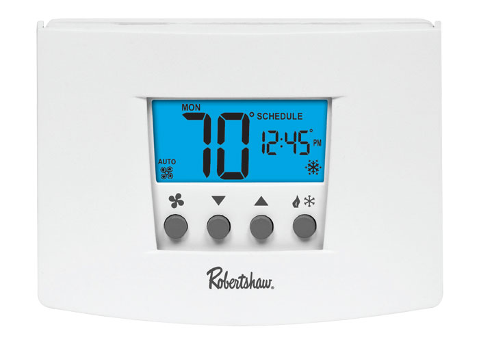 TERMOSTATO DIGITAL 24 V 2 CALOR/ 2 FRIO PROGRAMABLE 5-2 DIAS AIRE ACONDICIONADO RS5220 ROBERTSHAW