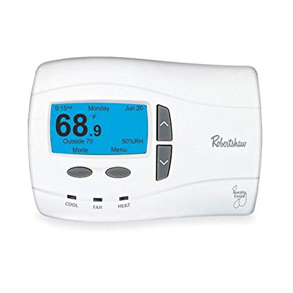 TERMOSTATO DIGITAL 24 V 3 CALOR/ 2 FRIO PROGRAMABLE 7 DIAS AIRE ACONDICIONADO 9825I2 ROBERTSHAW  