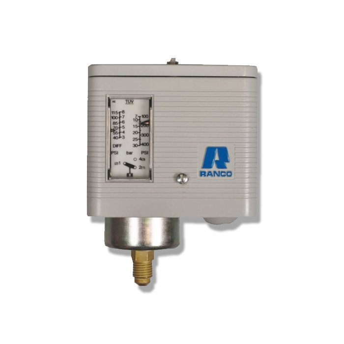 PRESOSTATO ALTA PRESION 100 A 400 PSI 120 V CAPILAR 36" 1/4" VENTILADOR CONDENSADOR 010-2054 ROBERTSHAW