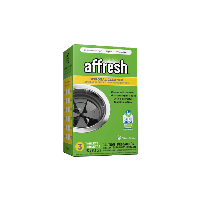 PASTILLA LIMPIADORA PAQUETE 3 PIEZAS TRITURADOR DE COMIDA W10509526 AFFRESH