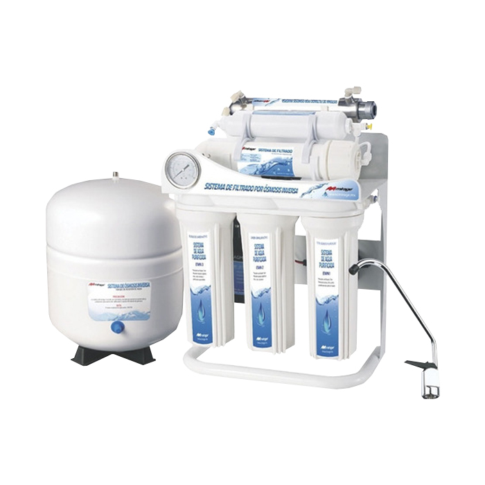 PURIFICADOR AGUA 6 ETAPAS OSMOSIS INVERSA Y UV BLANCO MFH60RB MFH60RB HYDROX MIRAGE