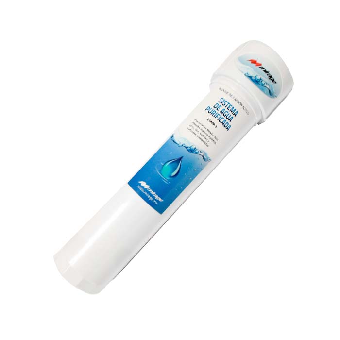 FILTRO CARTUCHO 10" X 2 1/2" CARBON ACTIVADO 5 MICRAS ETAPA 3 (H40) OSMOSIS INVERSA FBB3050 MIRAGE