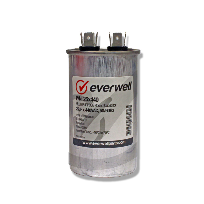CAPACITOR TRABAJO 15 MFD 440 V MOTOR ELECTRICO 320110061 EVERWELL