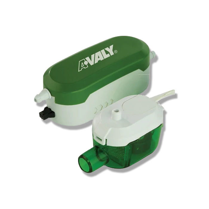BOMBA CONDENSADOS MINISPLIT 1-5 TR 24 LT/H 3 W 115-230 V 1F 2 MTS COLOR VERDE INTERNA VA-BOCONA-110/220 AVALY