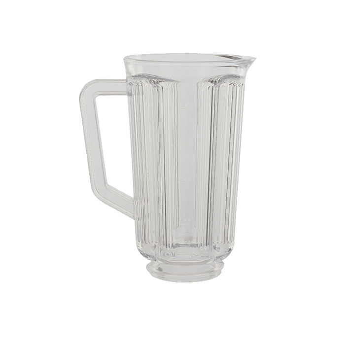 VASO REDONDO PLASTICO RAYADO LICUADORA TAURUS TALI210 ROSAN