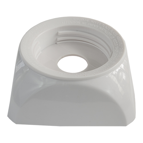 PORTAVASO LICUADORA POWER PRO BLACK & DECKER CUADRADO ENTRADA CHICA PLASTICO BLANCO BDLI026 ROSAN