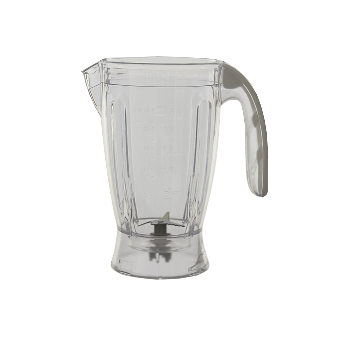 VASO REDONDO PLASTICO CON CUCHILLA LICUADORA PHILIPS PHLI455 ROSAN