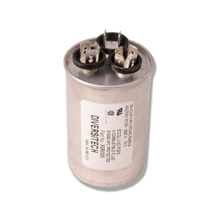 CAPACITOR TRABAJO 25+5  MFD 370 V DUAL MOTOR ELECTRICO 3GR0525 DIVERSITECH