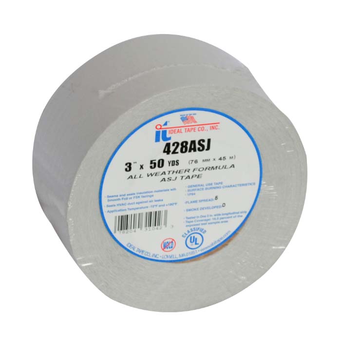 CINTA ADHESIVA ACRILICO 45 MTS 3" 428 DUCTO ASJ ASJ428 IDEAL