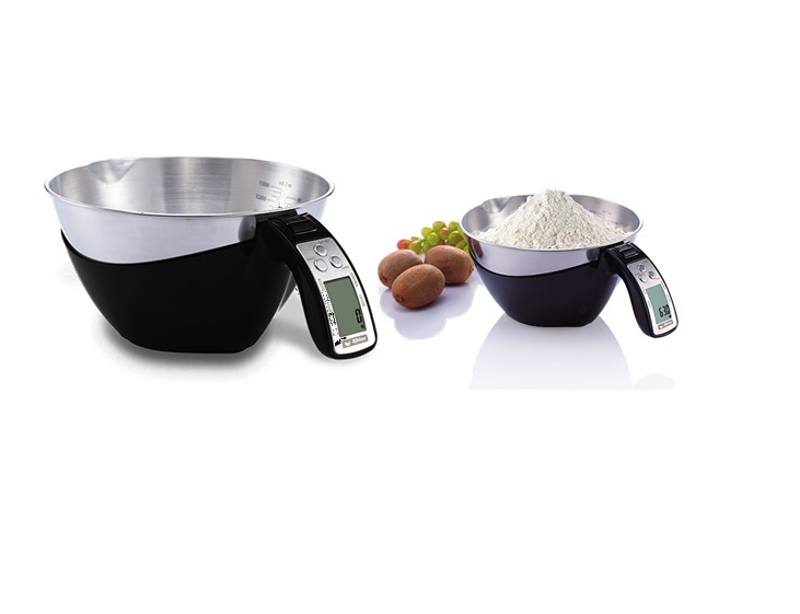 BASCULA PORCIONADORA TAZON 5 KG 1 GRS TAZA 1.5 LTS BATA-5 RHINO