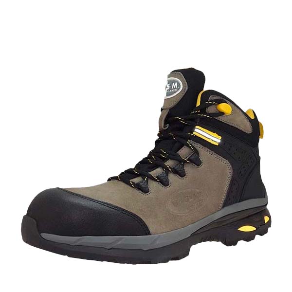 BOTIN DE SEGURIDAD CABALLERO GRIS/AMARILLO TALLA 30 DIELECTRICO AERO-LITE300 WORKSHOE MART