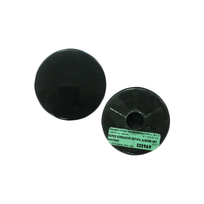 ENSAMBLE QUEMADOR CIRCULAR 4" PORCELANIZADO SIN BISEL SIN GUIA ESTUFA WHIRLPOOL W10115625 WHIRLPOOL