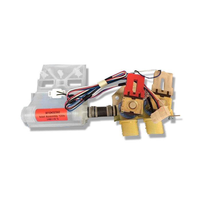 ELECTROVALVULA LLENADO 2 ENTRADAS 1 SALIDA 2 BOBINAS CON INTERRUPTOR DE VACIO 115 V LAVADORA WHIRLPOOL W10432360 WHIRLPOOL