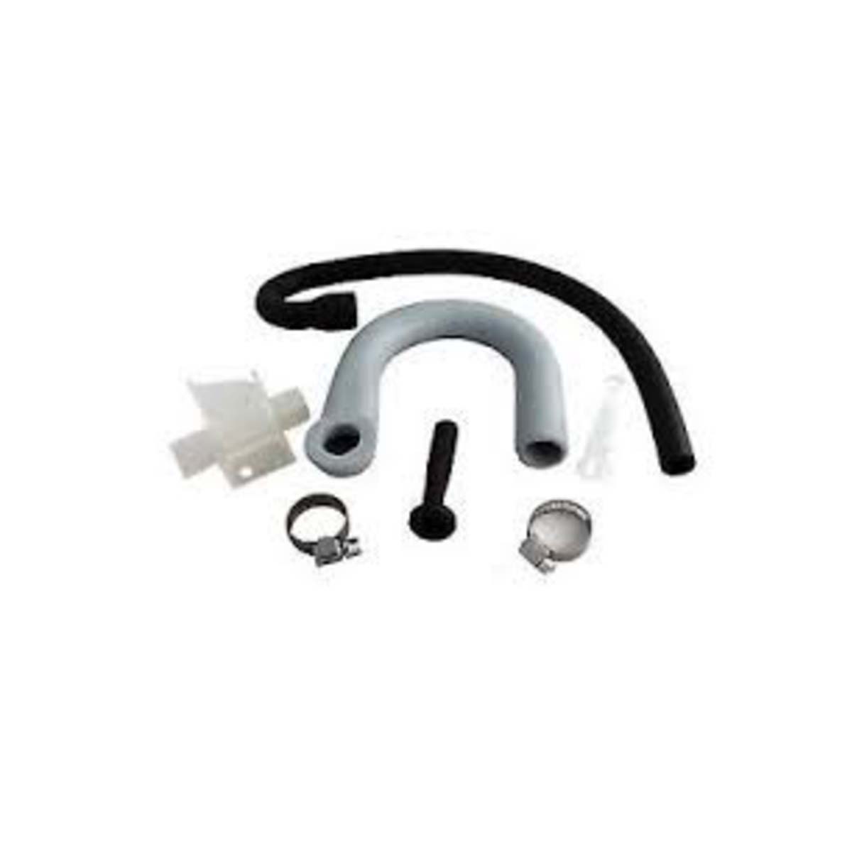 MANGUERA DESAGUE 0.50 MTS CON INYECTOR, BOQUILLA Y ABRAZADERAS TINA BOMBA LAVADORA MAYTAG LP663 24660K SUPCO