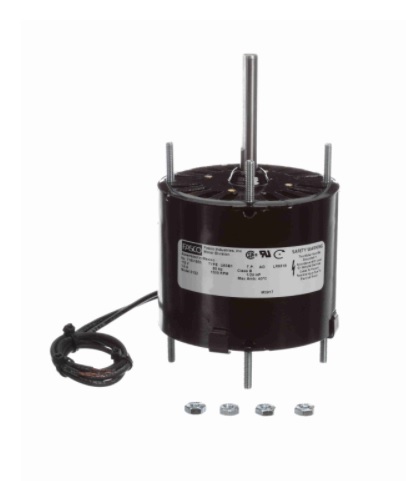 MOTOR 1/20 HP 115 V 1F 1500 RPM CWSE 3.3 40°C 5/16 X 2 1/4 PULGADAS BUJE SEMI CERRADO CONDENSADOR D132 FASCO