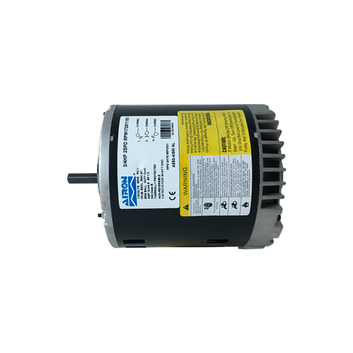 MOTOR 3/4 HP 115 V 1F 1150-1725 RPM CW 56 40°C 1/2 X 1 1/2 PULGADAS BALERO 2 VELOCIDADES AIRE LAVADO AIRON 