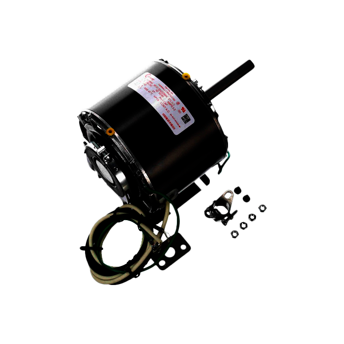 MOTOR 1/6 HP 230 V 1F 1550 RPM CCWSE 42 40°C 1/2 X 3 1/3 PULGADAS BALERO ABIERTO BASE RIGIDA EVAPORADOR D0593 D0593 FASCO