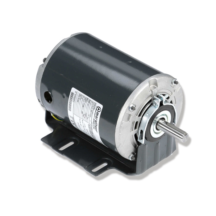 MOTOR 1/2 HP 115 V 1F 1725 RPM CW/CCW 56 40°C 5/8 X 2 PULGADAS BALERO ABIERTO A PRUEBA DE GOTEO BASE