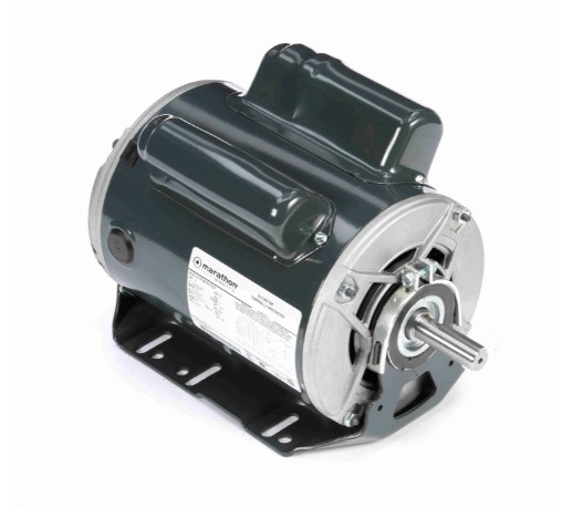 MOTOR 1 1/2 HP 115/208-230 V 1F 1725 RPM CW/CCW 56H 40 °C  5/8 X 2 PULGADAS BALERO A PRUEBA DE GOTEO BASE FLOTANTE USO GENERAL 5KCR49SN0150X C1160 MARATHON