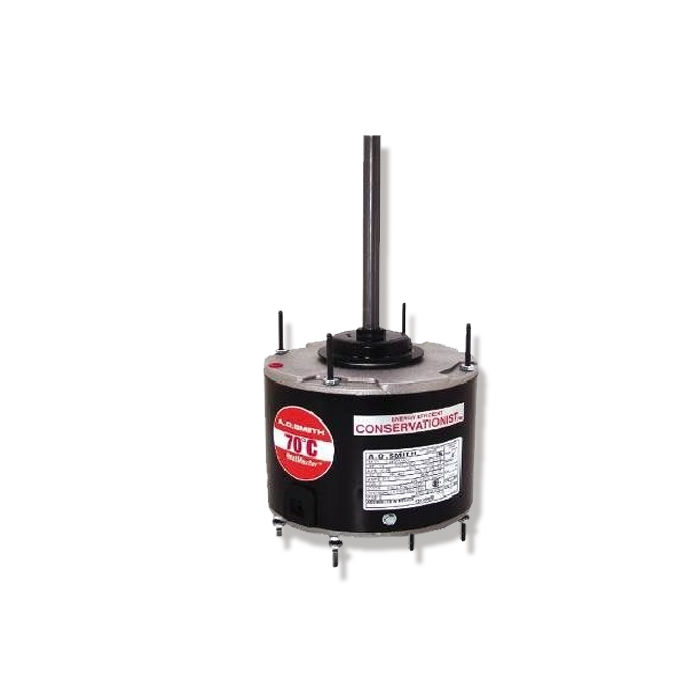 MOTOR 1/2 HP 460 V 1F 1075 RPM CW/CCW 48 70°C 1/2 X 6 1/2 PULGADAS BALERO CERRADO CONDENSADOR FEH105