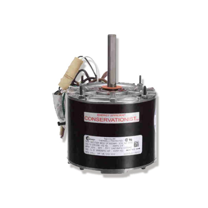 MOTOR 1/2 HP 230 V 1F 1625 RPM CW/CCW F48Y 60°C 1/2 X 6 PULGADAS BUJE SEMI CERRADO CONDENSADOR 666A 666A CENTURY