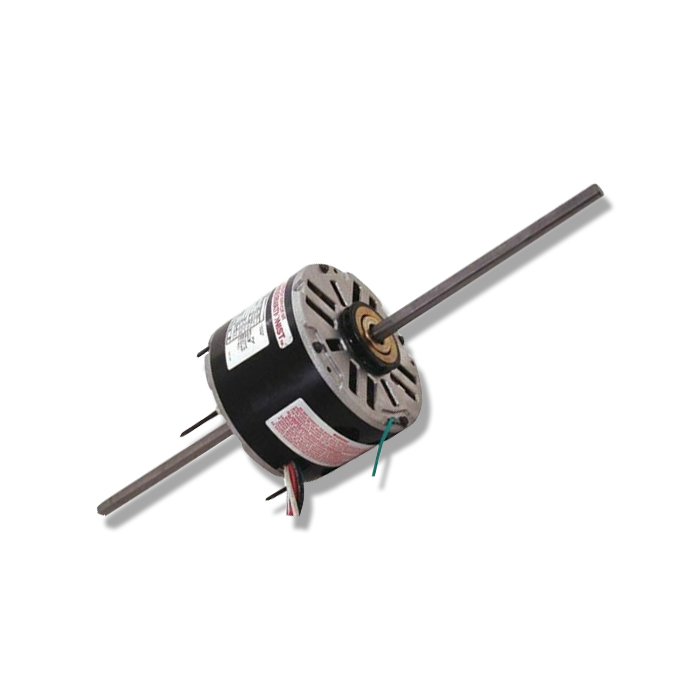 MOTOR 1/2 HP 115 V 1F 1625 RPM CCWLE 48Y 40°C 1/2 X 7 1/2 PULGADAS BUJE DOBLE FLECHA FAN AND COIL RAL1054 CENTURY