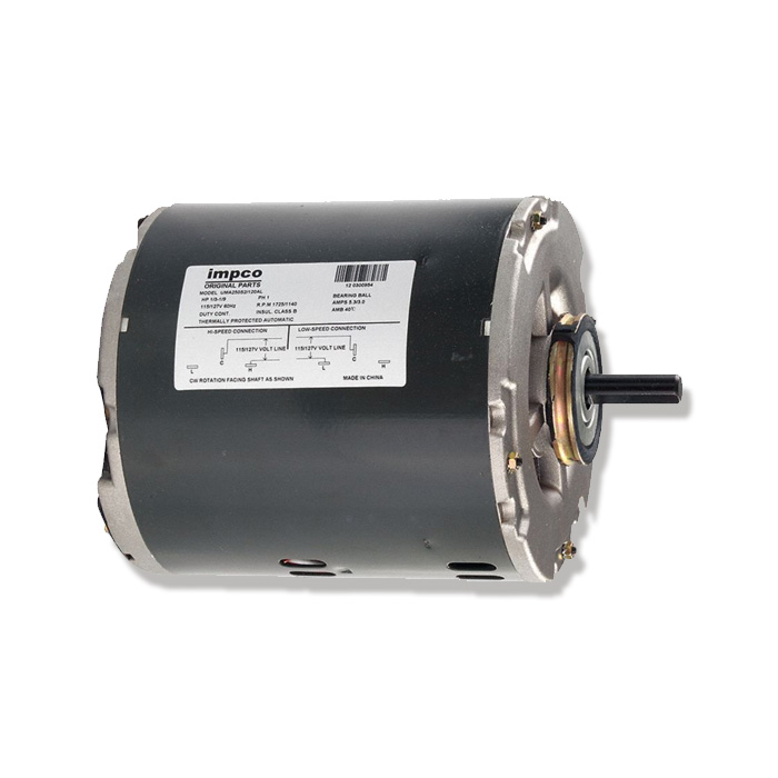 MOTOR 3/4 HP 115 V 1F 1140-1725 RPM CW 56 40°C 1/2 X 2 1/2 PULGADAS BALERO 2 VELOCIDADES AIRE LAVADO