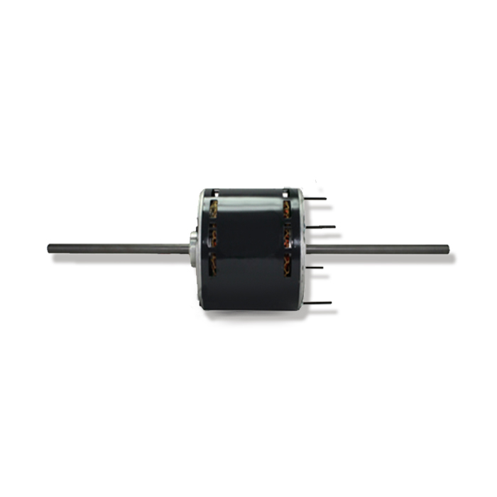 MOTOR 1/2 HP 230 V 1F 1075 RPM CCW 48 40°C 1/2 X 8 PULGADAS BUJE DOBLE FLECHA 3 VELOCIDADES FAN AND 