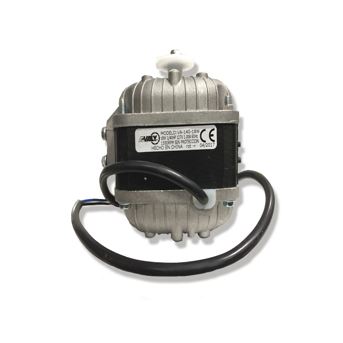 MOTOR 1/40 HP 115 V 1F 1550 RPM CCW 3.3 40°C 5/16 PULGADAS BUJE MAMELON CONDENSADOR VA-140-18W VA-140-18W AVALY