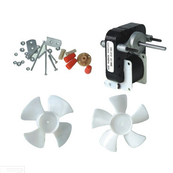 MOTOR 0.48 A 100/120 V 1F 3000 RPM CW/CCW C FRAME 1/4 X 1 5/8 PULGADAS BUJE TIPO ESQUELETO CON ACCESORIOS EVAPORADOR REFRIGERADOR WIRE006 EM-670 STAR