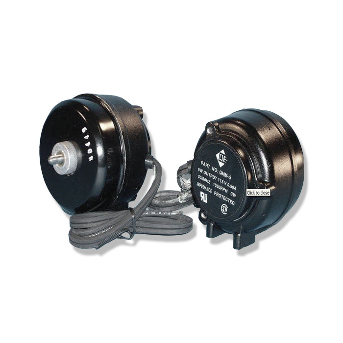 MOTOR 9 W 115 V 1F 1550 RPM CW 3.3 40°C BUJE MAMELON CONDENSADOR QMM-9 QUALITY