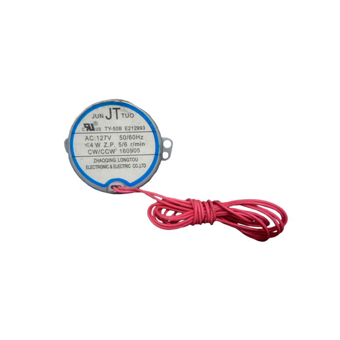 MOTOR 4 W 127 V 1F 5/6 RPM CW/CCW VENTILADOR ENFRIADOR  TY-50B E212993 SIN MARCA