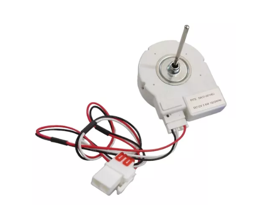 MOTOR 2.8 W 12 V 1 FASE 1920 RPM BUJE TIPO ESQUELETO FLECHA CORTA EVAPORADOR REFRIGERADOR SAMSUNG DA31-00146J 3M