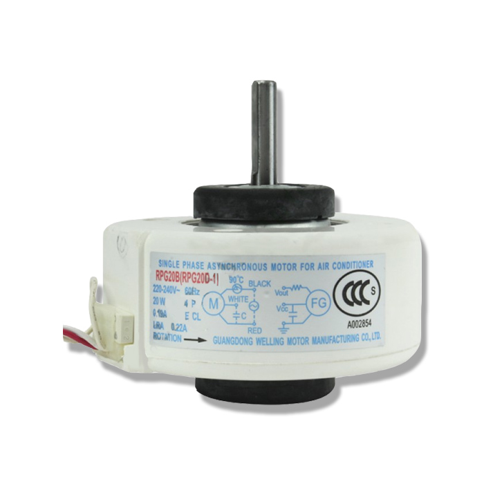 MOTOR 14 W 230 V 1F 1800 RPM CW 1/4 PULGADAS TURBINA 024T04206-000 YORK