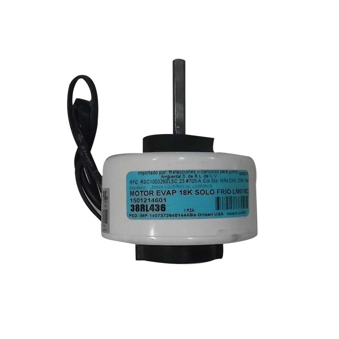 MOTOR 20 W 230 V 1F 1800 RPM CW 5/16 PULGADAS EVAPORADOR 1501214601 LENNOX